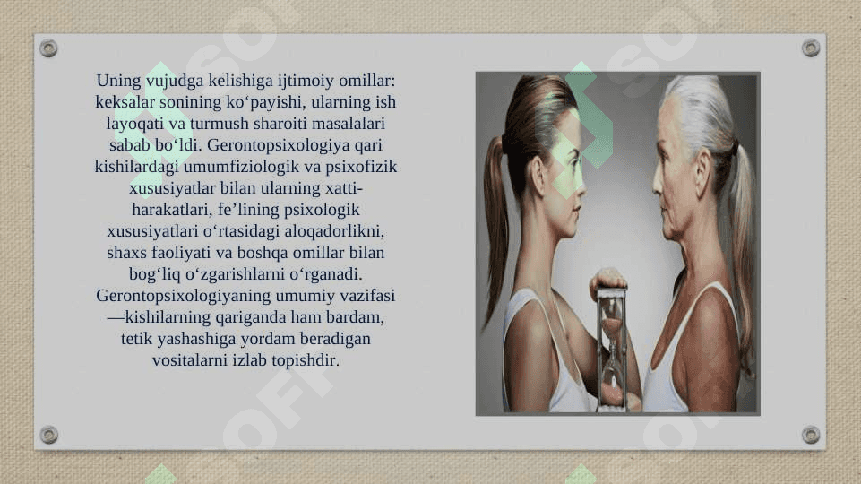 Gerontopsixologiya BO`YICHA MA`LUMOT 7