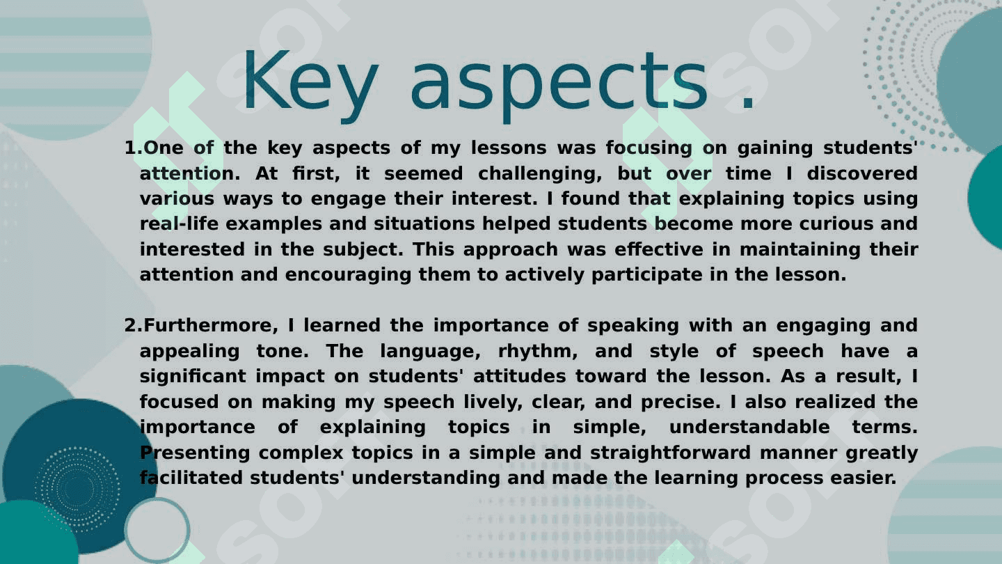 6 oylik amaliyot hisoboti.  My  experience  during  teaching practice. 3