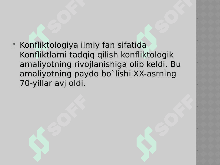 Psixologik konfliktologiya fanining predmeti va vazifalari 7