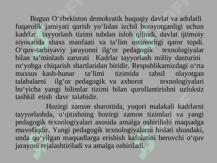 ZAMONAVIY  TA'LIM TARBIYA 5