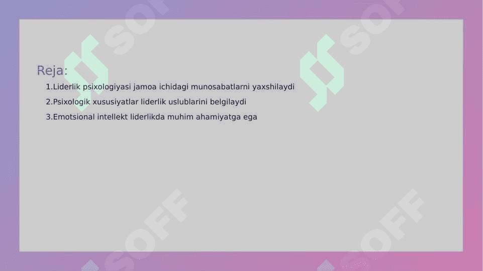Liderlikning psixologik xususiyaylari 2