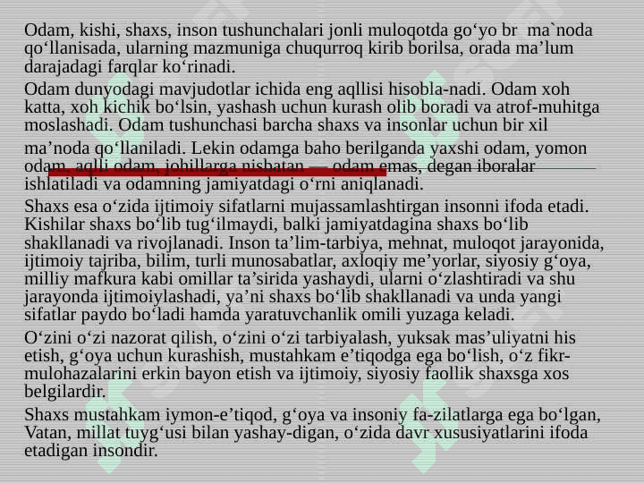 YOSH AVLODDA VATANPARVARLIK TUYG’USINI SHAKILLANTIRISH 2