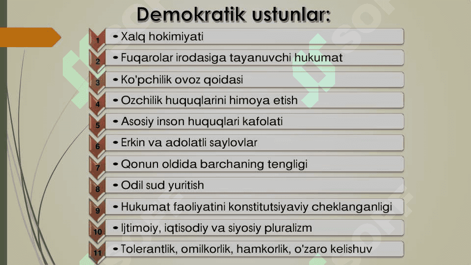 O'ZBEKISTONDA DEMOKRATIK JAMIYAT QURISHNING MILLIY VA UMUMINSONIY DEMOKRATIK TAMOYILLARI 4