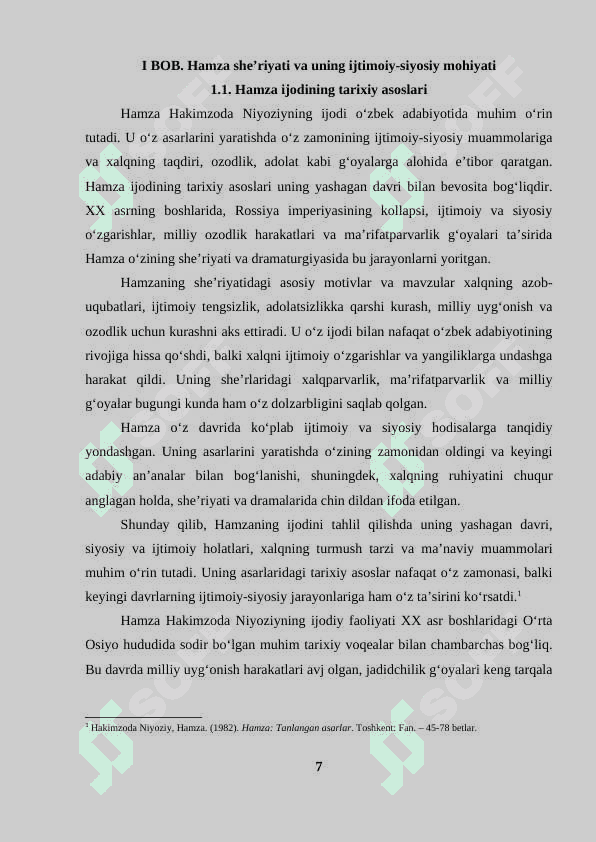 Hamzaning ijtimoiy-siyosiy lirikasi 7