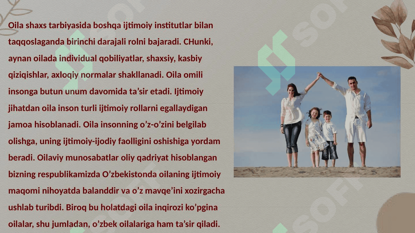 "Oilada olib boriladigan ijtimoiy-pedagogik faoliyat" 2
