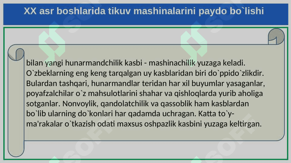 Kasb  hunarga yo'naltirish ishining maktab tizimi 8