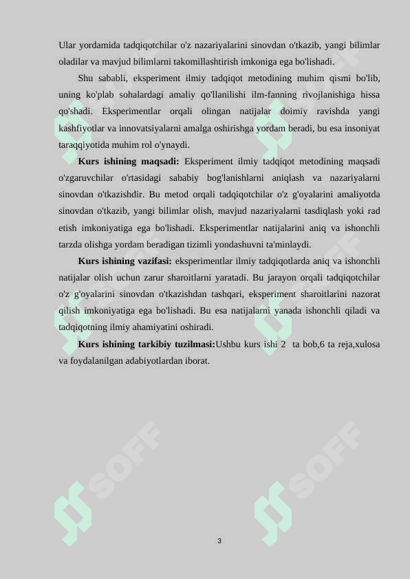 EKSPERIMENT ILMIY TADQIQOT METODI 3