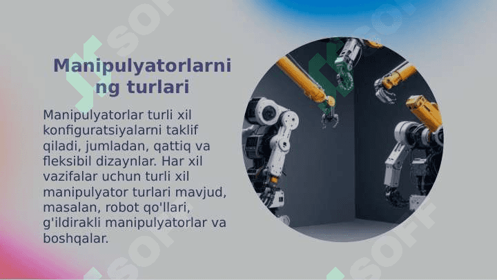 Robototexnik manipulyatorlarni dasturlash 4