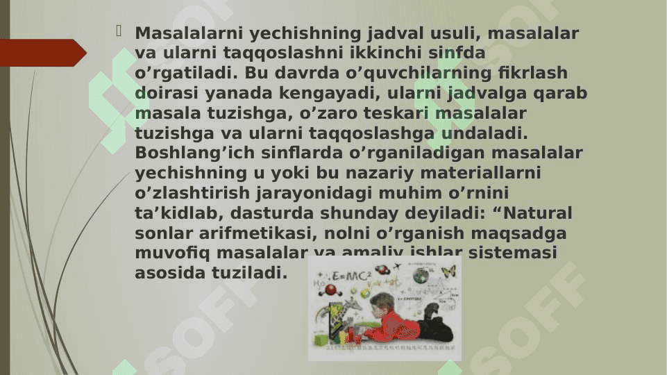 Sodda masalalar bilan tanishtirish metodikasi 4