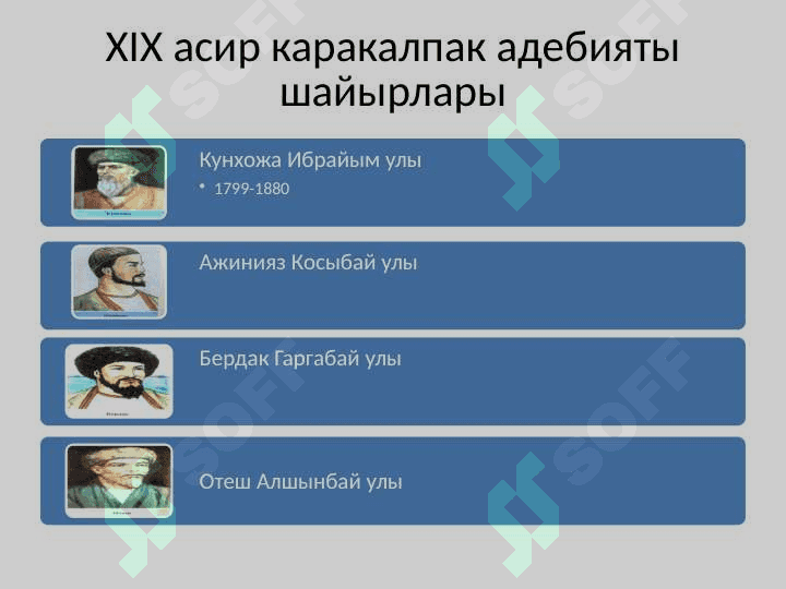 XIX асир каракалпак адебияты шайырлары 3