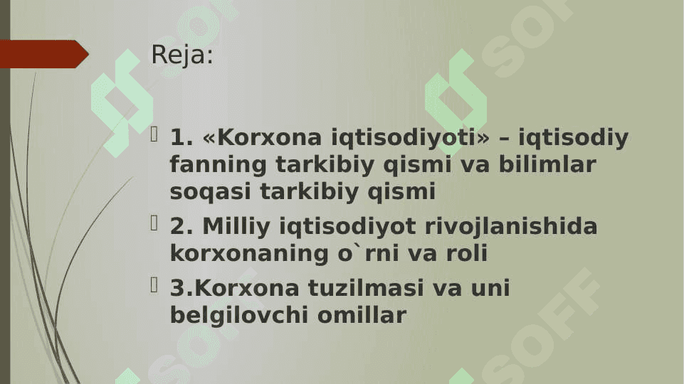 Milliy iqtisodiyot rivojlanishida korxonaning o'rni va ro'li 2