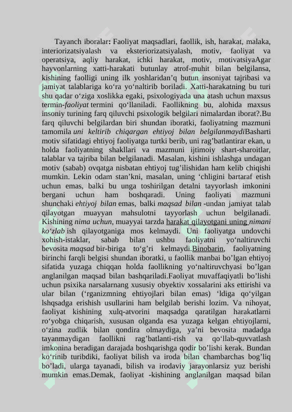 Motivatsiya va raxbarlik qilish. 2