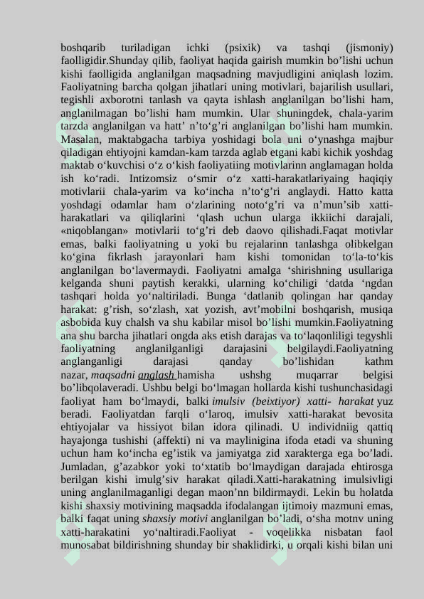 Motivatsiya va raxbarlik qilish. 3