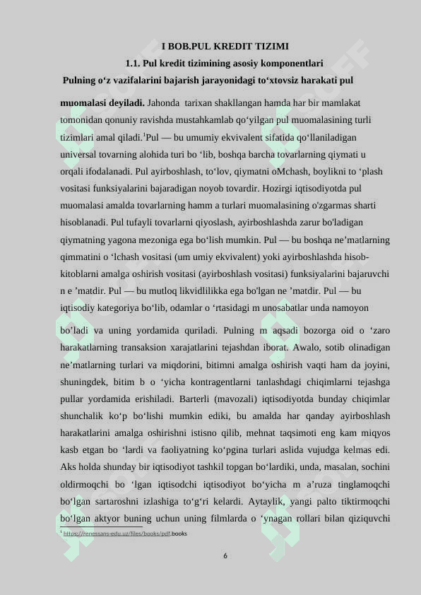Pul kredit tizimi va banklar 6
