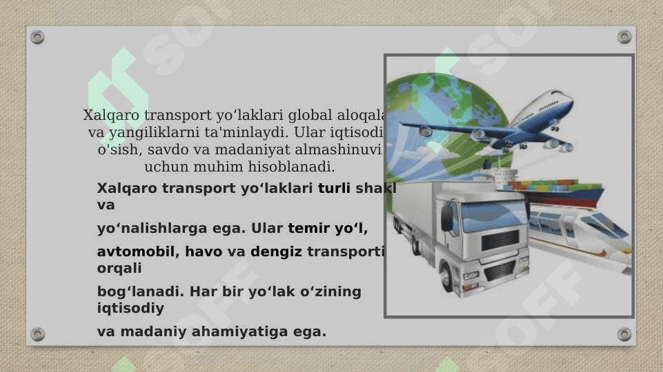 Mustaqil ish Logistika 4