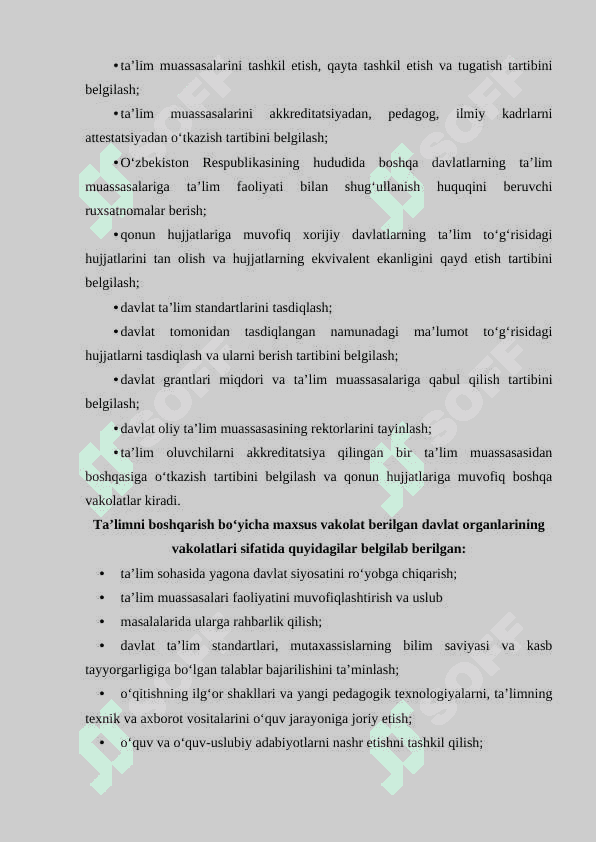 O'zbekiston Respublikasining maktabgacha ta'lim sohasiga oid me'yoriy huquqiy hujjatlari 7