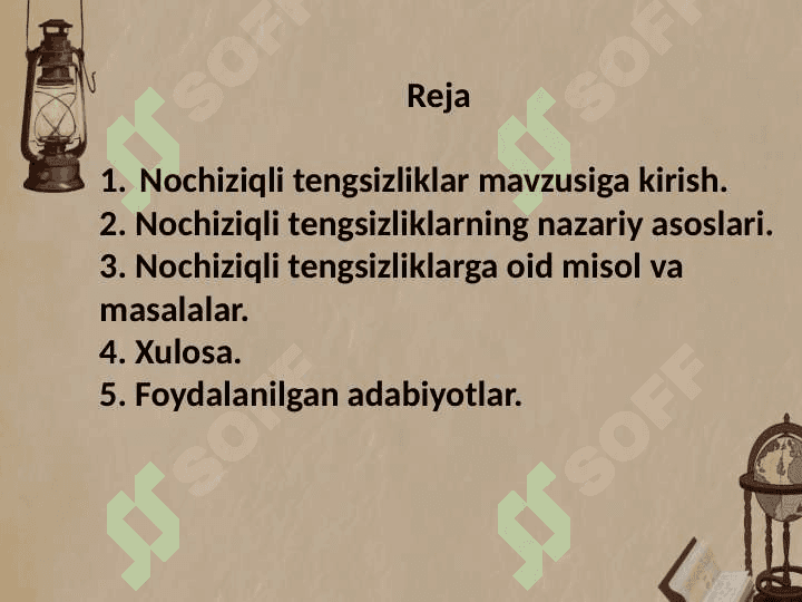 Nochiziqli tengsizliklar 2