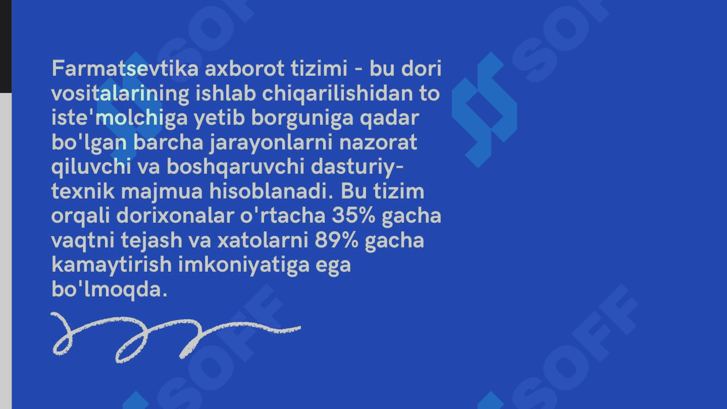Farmatsevtika xizmatini boshqarishda axborot tizimi 3