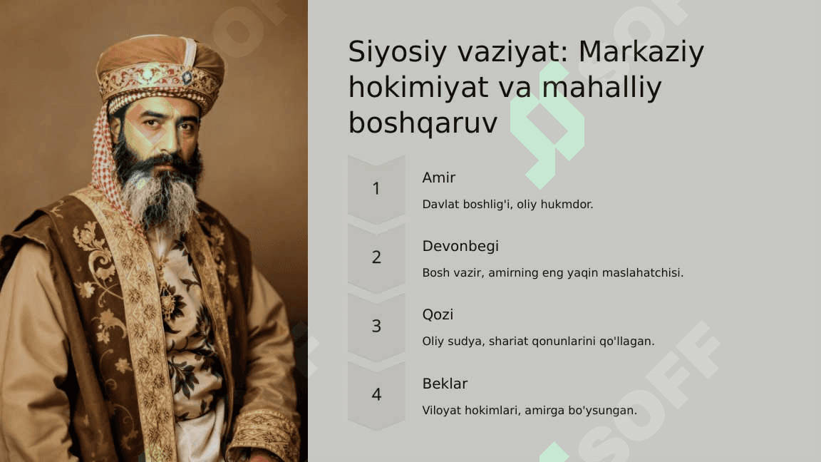 Buxoro amirligi ijtimoyi iqtisodiy hayoti 4