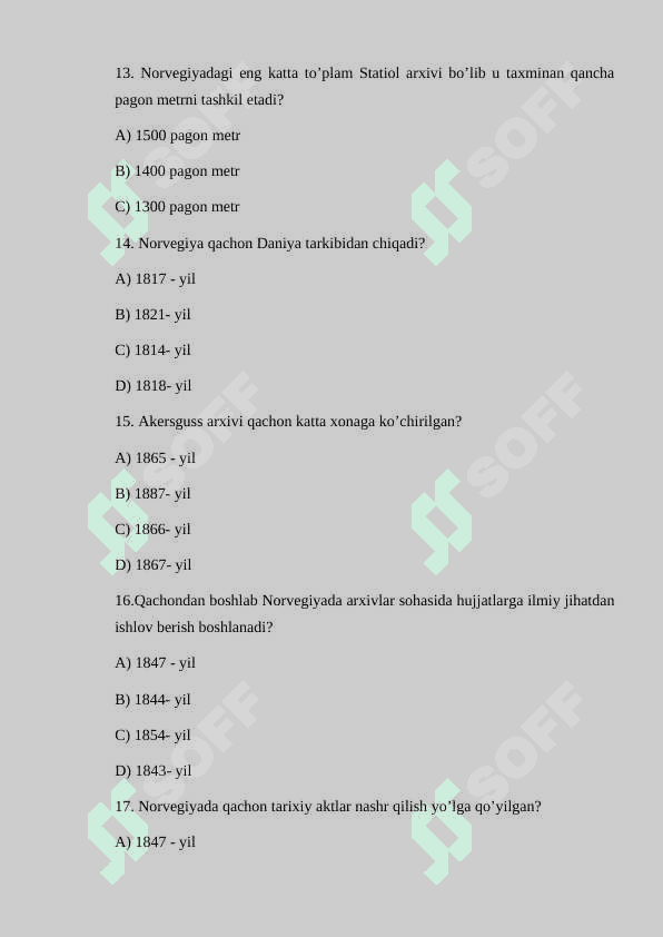 Skandinaviya davlatlarida arxiv ishi tarixi 4