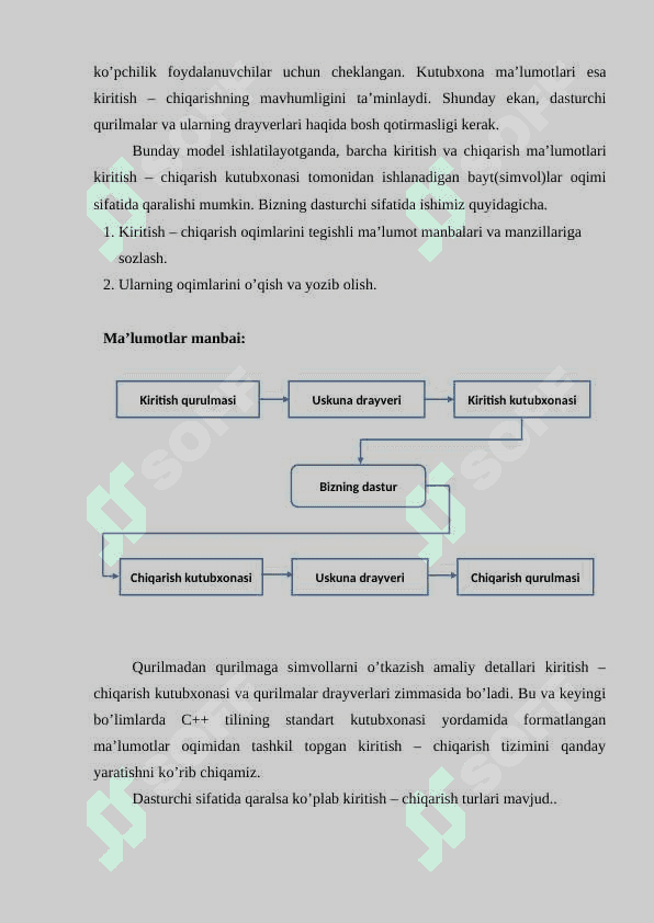 Kiritish va chiqarish 2