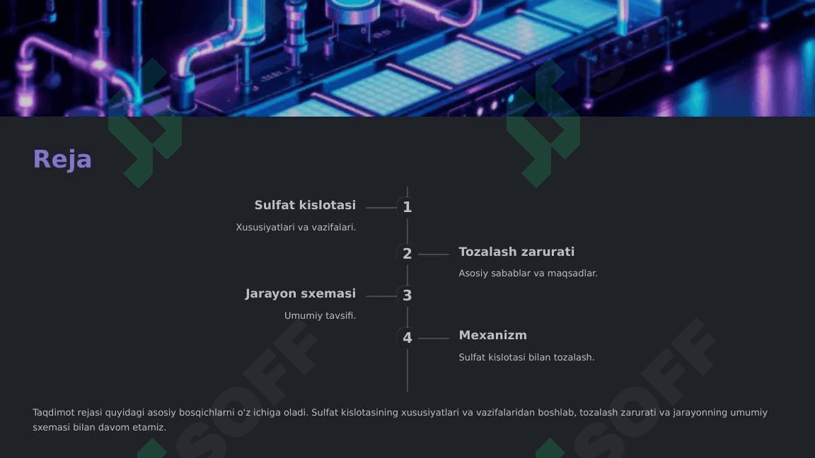 Moylarni sulfat kislotasi bilan tozalash 2