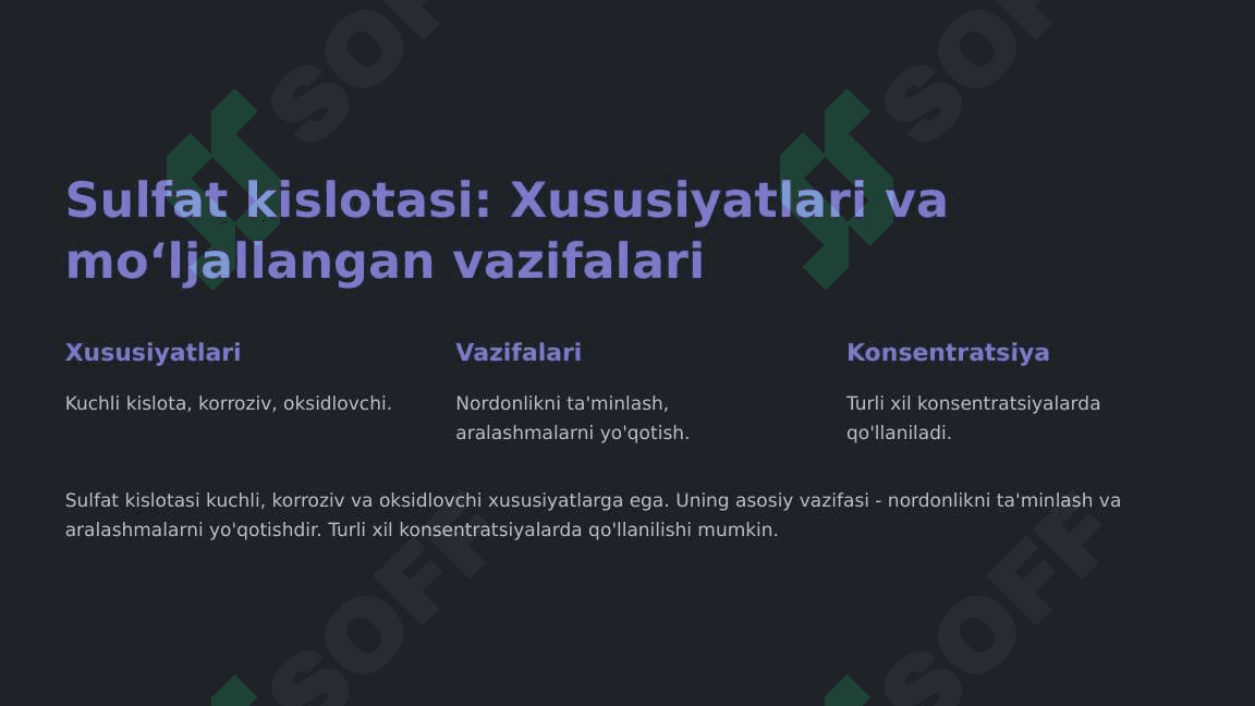 Moylarni sulfat kislotasi bilan tozalash 3
