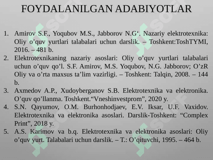 Elektr zanjirlarida rezonans 2
