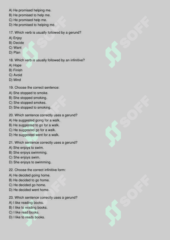 Ingliz tili test 3