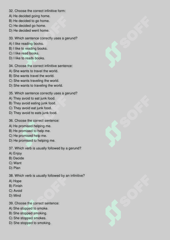 Ingliz tili test 5