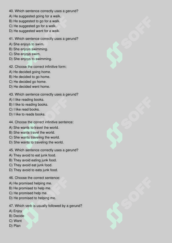 Ingliz tili test 6