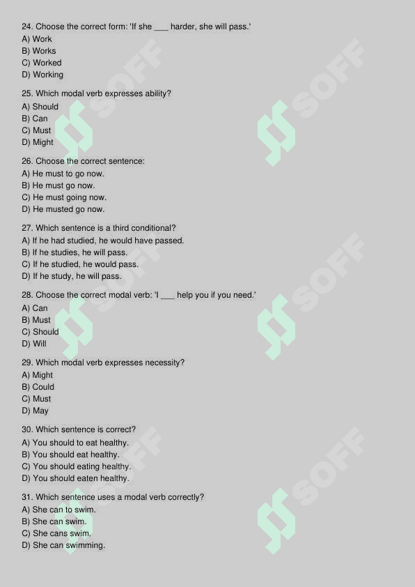 Ingliz tili test 4