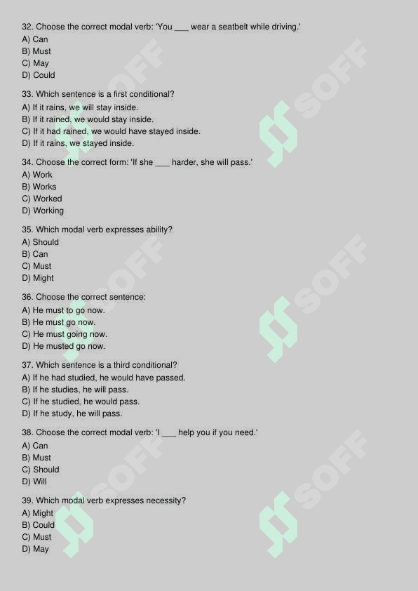 Ingliz tili test 5