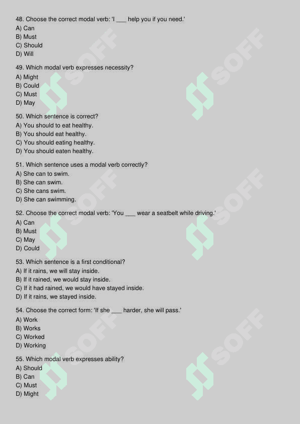 Ingliz tili test 7
