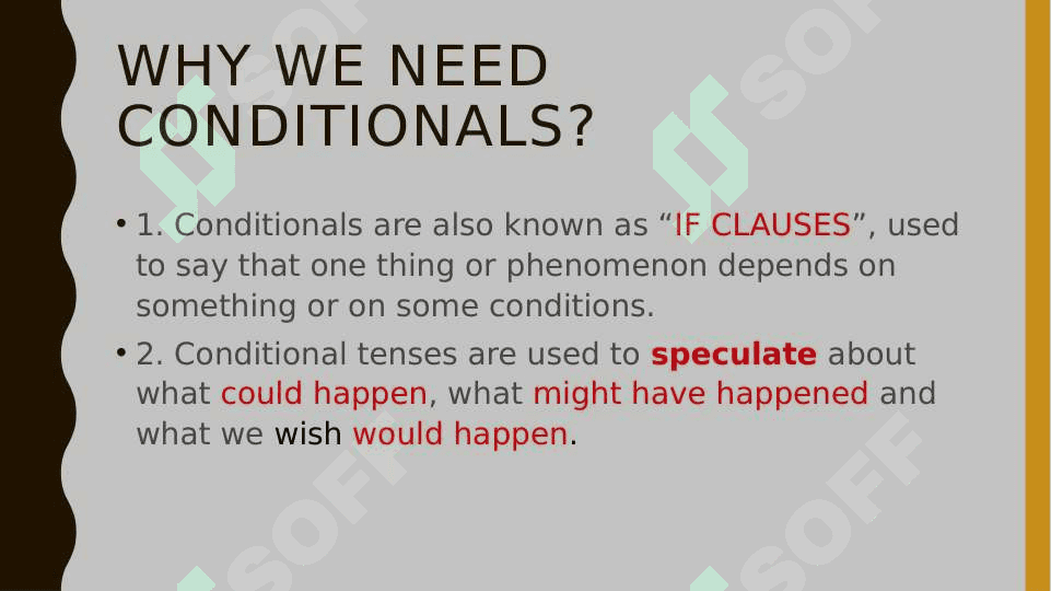 IF conditionalS 3
