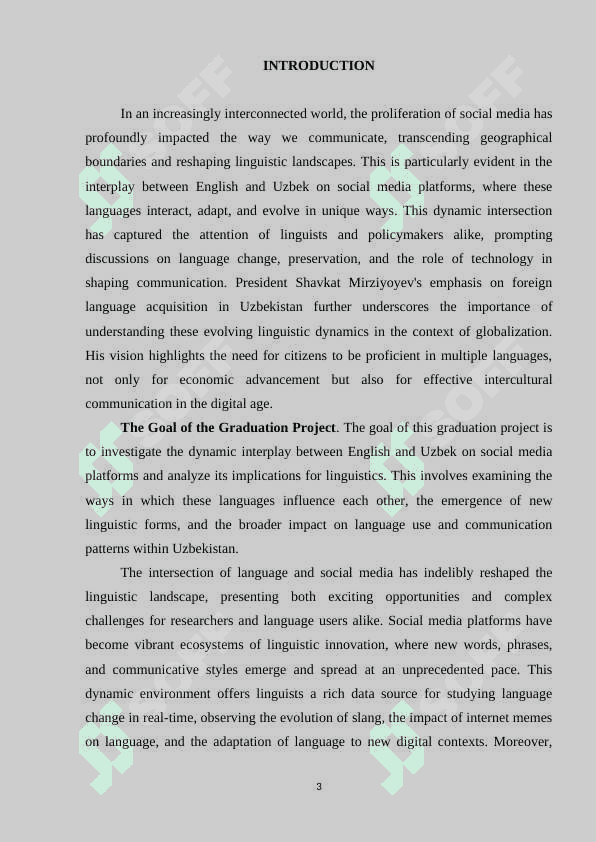 THЕ LАNGUАGЕ SОCIАL MЕDIА IN ЕNGLISH АND UZBЕK АND ITS RОLЕ IN LINGUISTICS 3