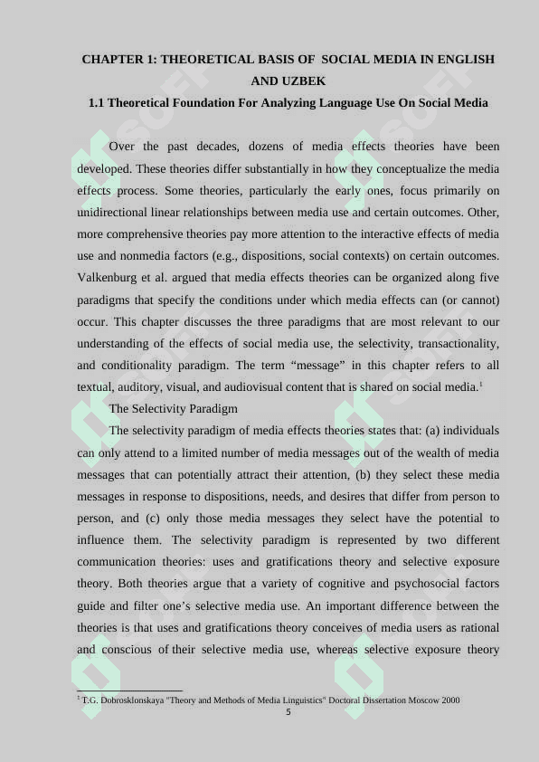 THЕ LАNGUАGЕ SОCIАL MЕDIА IN ЕNGLISH АND UZBЕK АND ITS RОLЕ IN LINGUISTICS 5