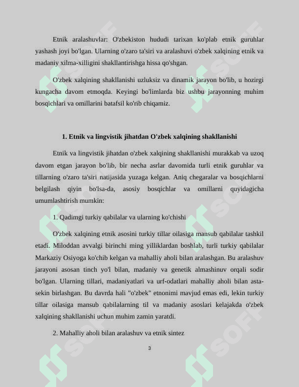 O’zbek xalqining shakllanish jarayonlari. mustaqil ishi.docx 3