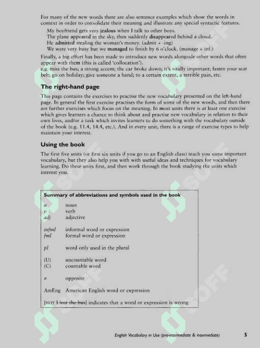 English vocabulary in use. 8