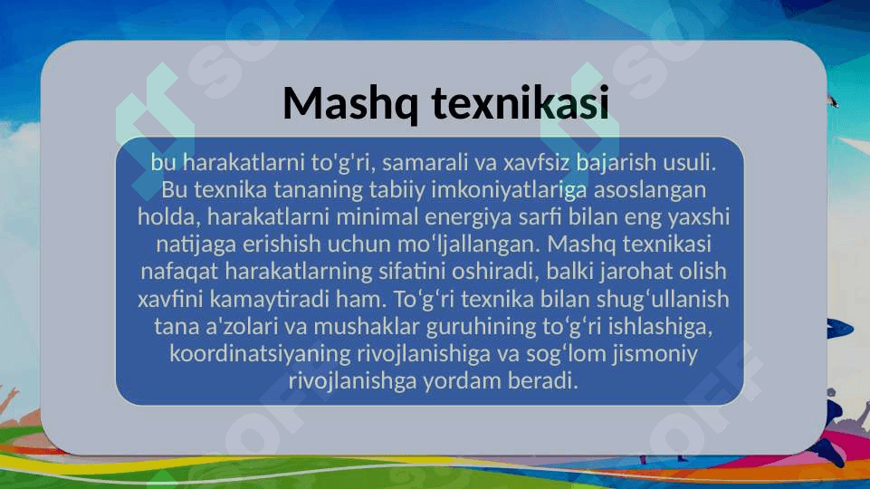 Mashq texnikasi qismlari 3