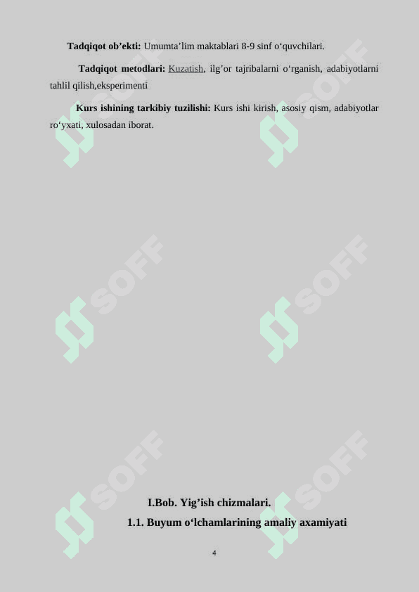 Buyumlar ularning turlari va ularga o’lcham qo’yish qoidalari to’g’risida ma’lumot 4