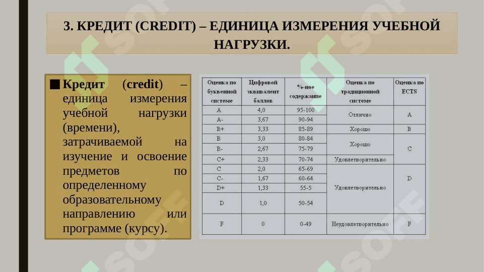 ОРГАНИЗАЦИЯ УЧЕБНОГО ПРОЦЕССА НА ОСНОВЕКРЕДИТНО-МОДУЛЬНОЙ СИСТЕМЫ 7