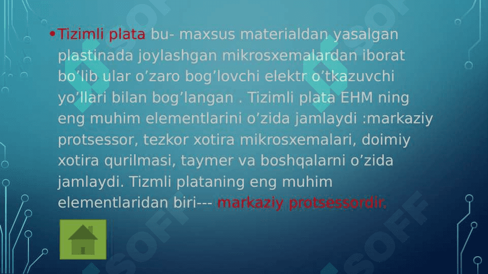 Tizimli  blok qismlari bilan tanishish 4