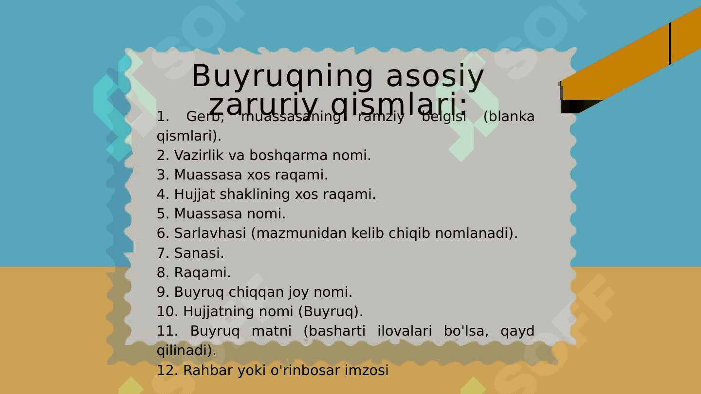 Buyruq.Buyruqdan ko'chirma 4