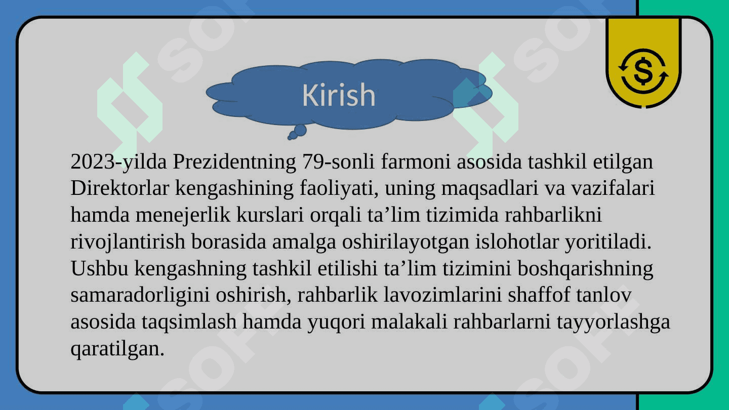Direktorlar kengashining samaradorligi  va ragbatlantirish 2