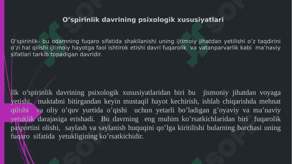 o`spirinlik davrida kasb tanlashga doir muammo 3