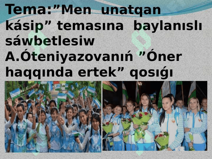 Men  unatqan  kásip 2