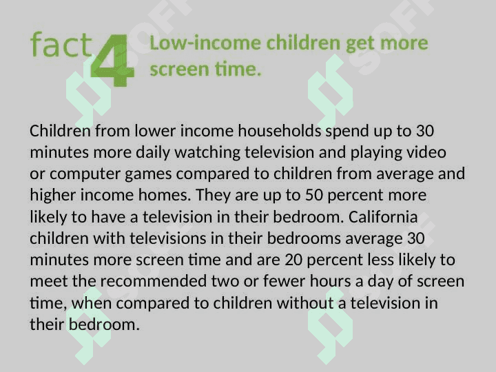 CHILDREN’S FACT SHEET 6