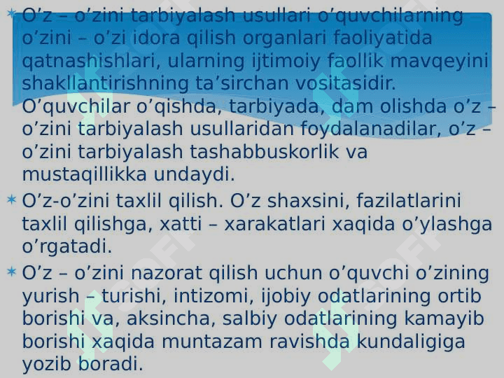 DARSDAN TASHQARI VAQTLARDA MUAMMOLI VAZIYATLAR YARATISH TEXNOLOGIYASI 3