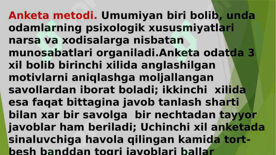 Verbal kommunikativ metodlar. 7